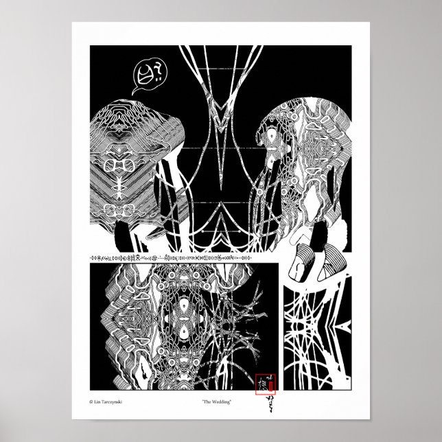 Póster "El Boda" de mis historietas marcianas favoritas (Frente)