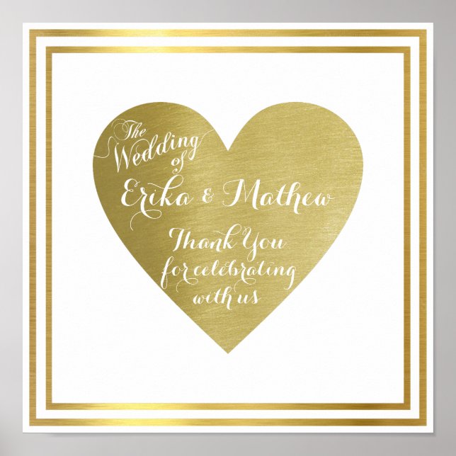 Póster el boda de (nombres de pareja), el amor por la rec (Frente)