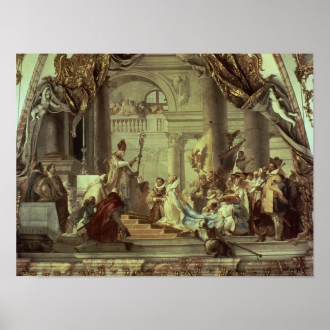 Póster El boda del emperador Frederick Barbarossa (Frente)