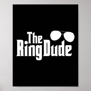 Póster El Boda Groom Bes de Ring Dude Ring Ring