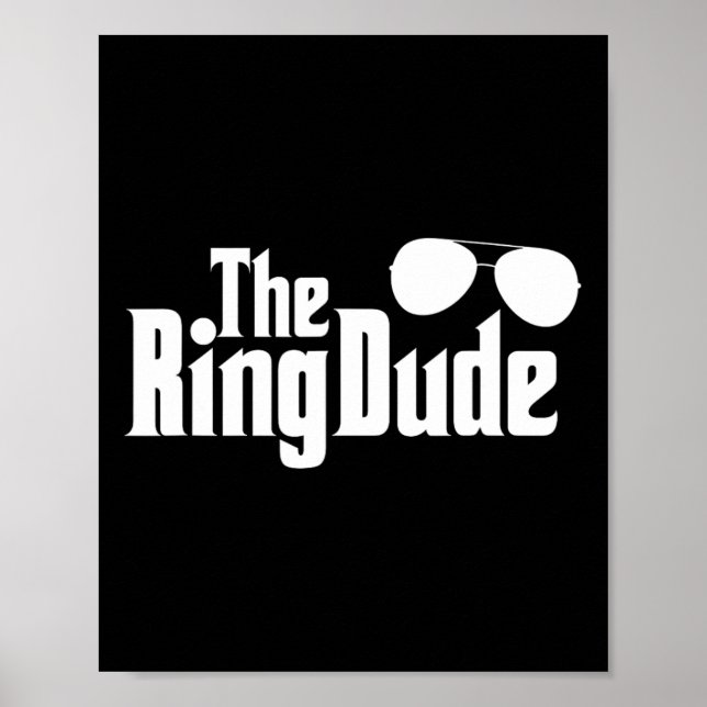 Póster El Boda Groom Bes de Ring Dude Ring Ring (Frente)