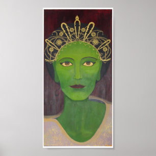 Póster El Bodhisattva verde de Tara