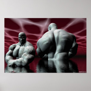 Póster el bodybuilder