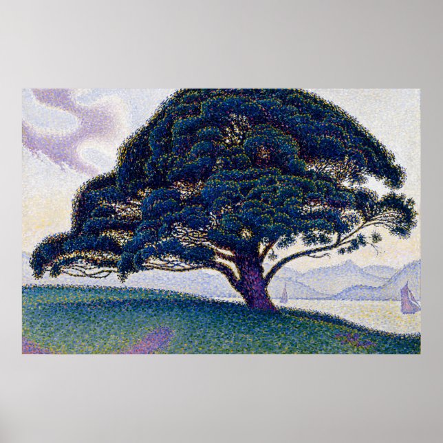 Póster El Bonaventure Pine - Paul Signac (Frente)