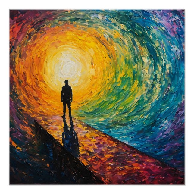 Póster El borde de la dimensión (Anverso)