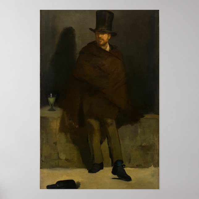 Póster El borracho de Absinthe de Manet - Poster (Frente)