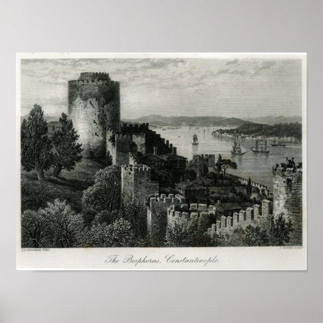 Póster El Bósforo, Constantinopla (Frente)