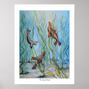 Póster El bosque Kelp