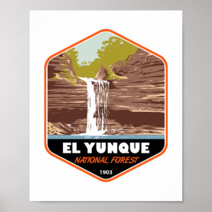 Póster El bosque nacional El Yunque: la cosecha de Puerto