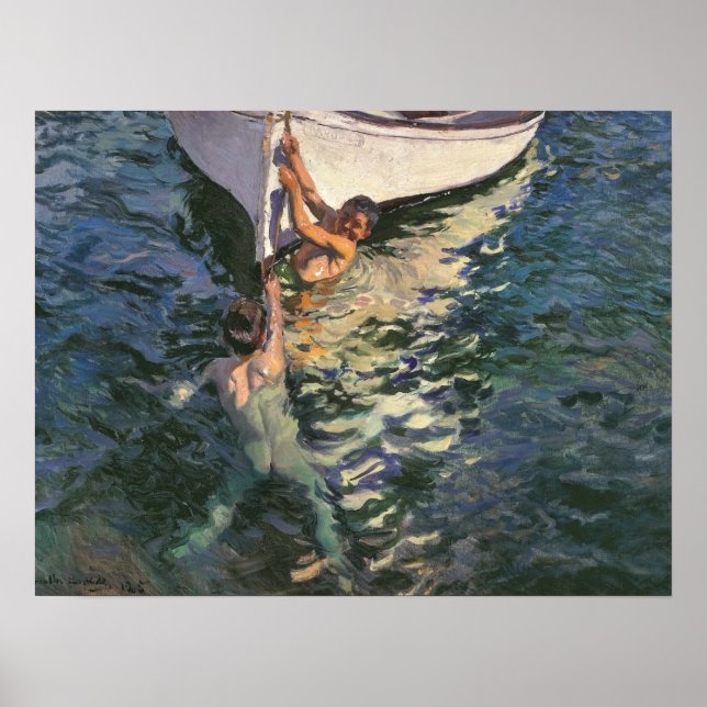 Póster El bote blanco (Frente)