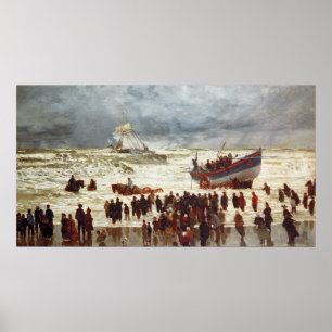 Póster El bote salvavidas, 1873