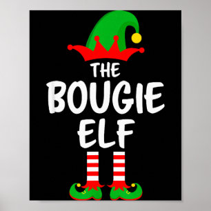 Póster El Bougie Elf Navidad Familiar a Juego