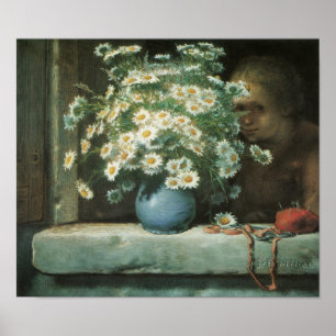 Póster El Bouquet de Daisies Bella Artes Print