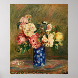 Póster El Bouquet de Rosas de Renoir