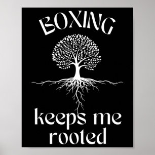 Póster El Boxeo Me Mantiene Roto Trai Espiritual De Comba