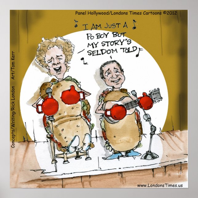 Póster El Boxer Es Solo Un PoBoy Del Poster De Nueva Orle (Frente)