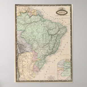Póster El Brasil, Suramérica 2