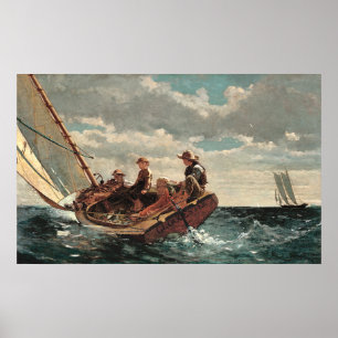 Póster El Breezing encima de un viento justo de Winslow