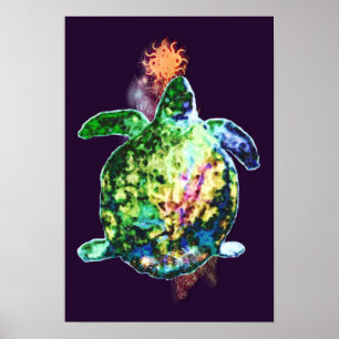 Póster El Bringer de colores cósmico