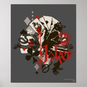 Póster El Bromista - 4 Aces Sangrando El Diablo Del Coraz