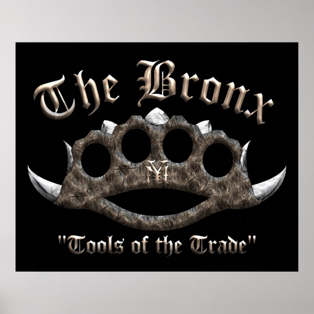 Póster El Bronx - Las nudillas de latón arañadas (Frente)