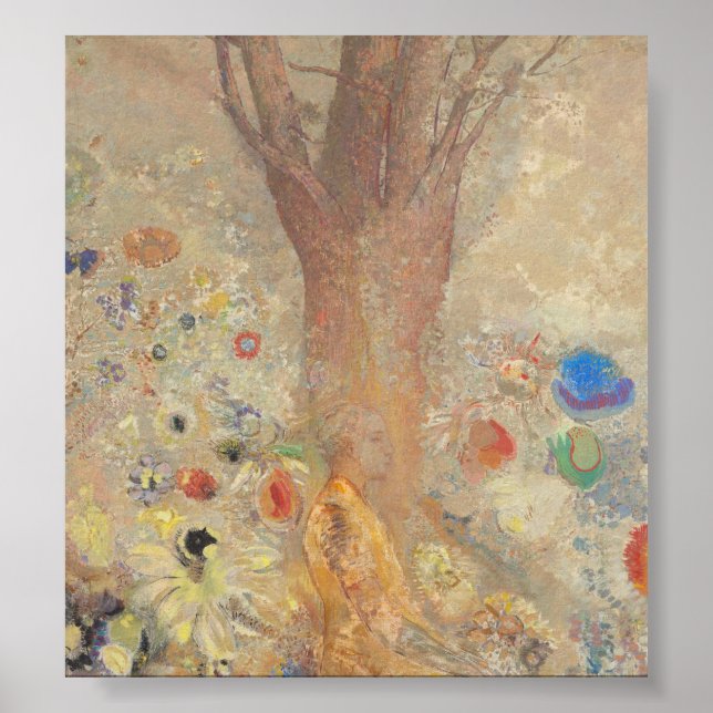 Póster El Buda de Odilon Redon (Frente)