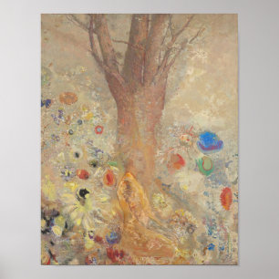 Póster El Buda por Odilon Redon Imprimir