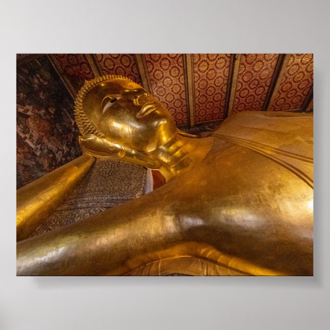 Póster El Buda Recostado en Bangkok (Frente)