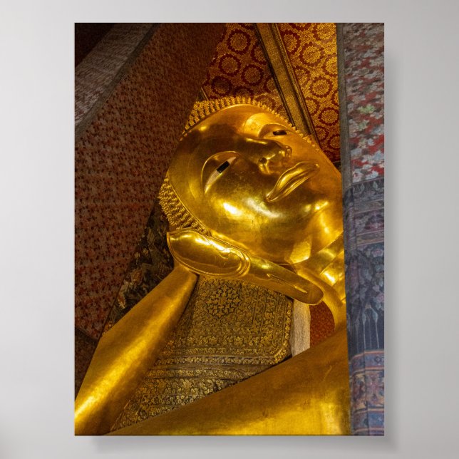 Póster El Buda Recostado en Bangkok (Frente)