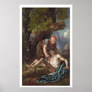 Póster El buen samaritano, c.1751-52 (aceite en lona)