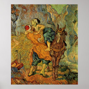 Póster El buen samaritano de Vincent van Gogh