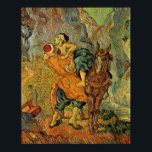 Póster El buen samaritano de Vincent van Gogh<br><div class="desc">The Good Samaritan (después de Delacroix) de Vincent van Gogh es un retrato vintage de la vida diaria de un hombre de Samaria que ayuda a un hombre herido que ha sido robado de vuelta a su caballo. Es una copia espejada del Buen Samaritano de Eugène Delacroix, 1849. Sobre el...</div>