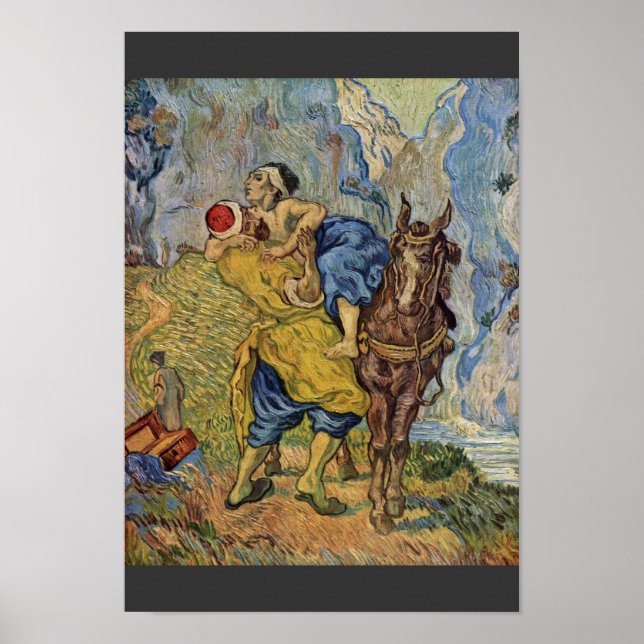 Póster El Buen Samaritano (Después De Delacroix) De Vince (Frente)