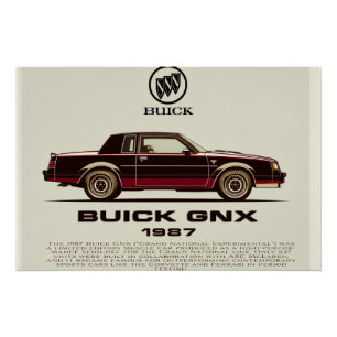 Póster El Buick GNX de 1987