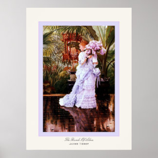 Póster El Bunch De Lilacs ~ James Tissot ~ Bella Artes