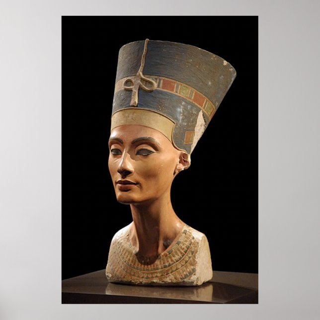 Póster El busto de la reina Nefertiti (Frente)