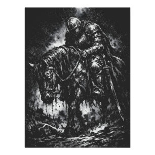 Póster El Caballero Caído por BurnsInHell