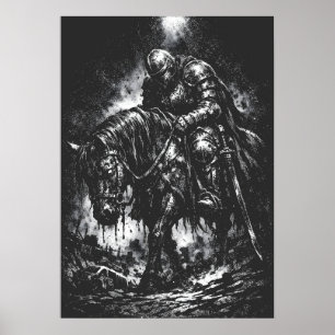 Póster El Caballero Caído por BurnsInHell
