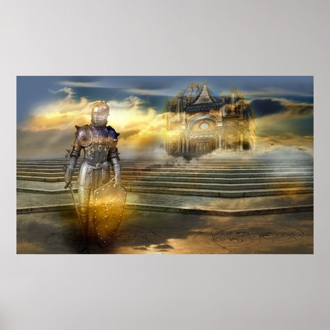 Póster El caballero del palacio celeste (Frente)