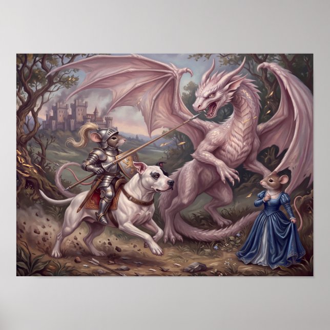 Póster El Caballero Ratón (Frente)