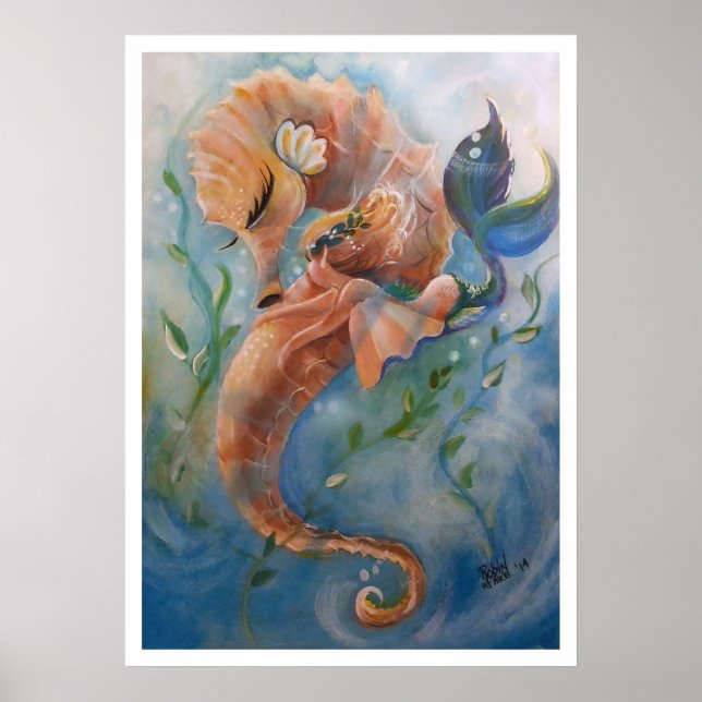 Póster El Caballito de Mar Dormilón (Frente)