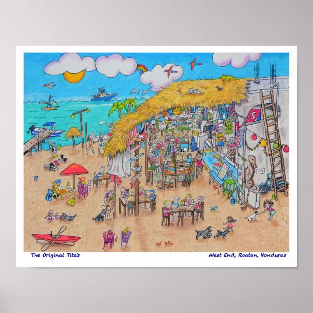 Póster El caballito de mar rosa de Tita (Frente)