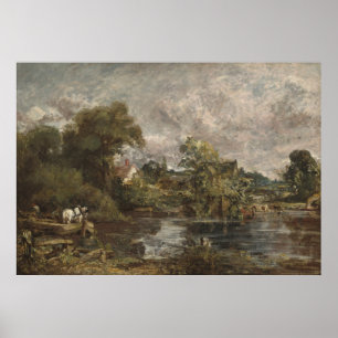 Póster El caballo blanco - John Constable (1819)