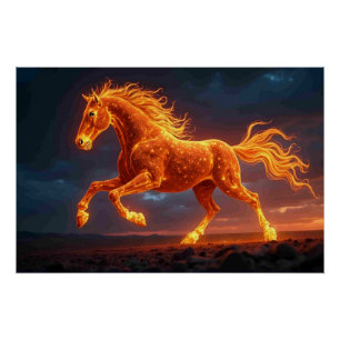 Póster El Caballo de Fuego