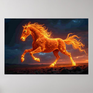 Póster El Caballo de Fuego