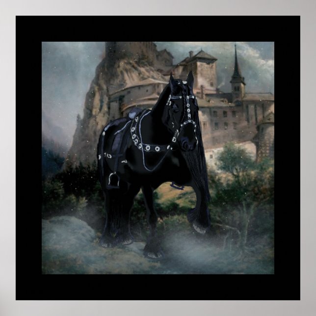 Póster El caballo medieval - Poster (Frente)