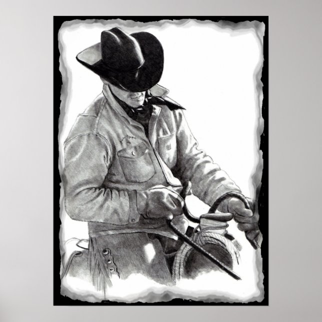 Póster EL CABALLO TRAINER A Lápiz, Poster (Frente)