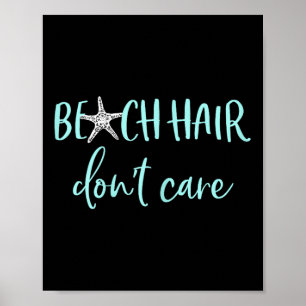 Póster El cabello de la playa no importa - Vacaciones div