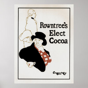 Póster El cacao electo de Rowntree