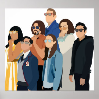 Póster El café de la Academia de los Paraguas